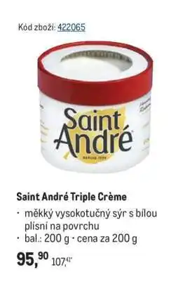 Makro Saint André Triple Crème nabídka