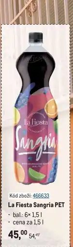 Makro La Fiesta Sangria PET nabídka