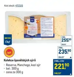 Makro KOLEKCE ŠPANĚLSKÝCH SÝRŮ nabídka