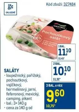 Makro Pochoutkový salát nabídka