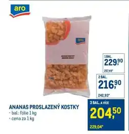 Makro ANANAS PROSLAZENÝ KOSTKY nabídka