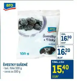 Makro Švestky sušené nabídka