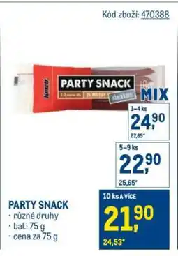 Makro PARTY SNACK nabídka