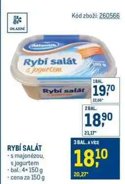 Makro Rybí salát nabídka