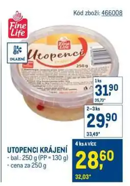 Makro Utopenci krájení nabídka