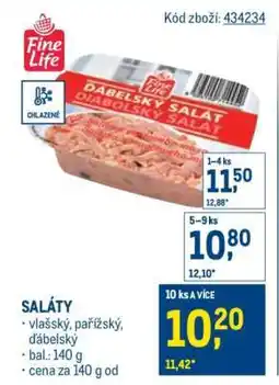 Makro Ďábelský salát nabídka