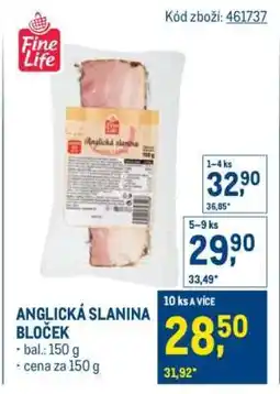 Makro ANGLICKÁ SLANINA BLOČEK nabídka