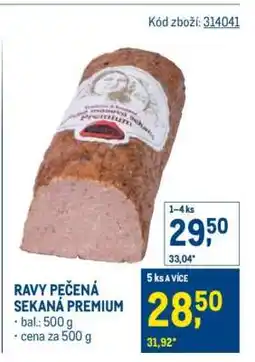 Makro RAVY PEČENÁ SEKANÁ PREMIUM nabídka