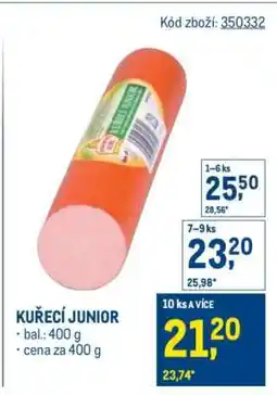Makro Kuřecí Junior nabídka