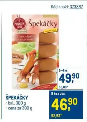 Makro ŠPEKÁČKY nabídka
