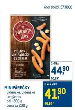 Makro MINIPÁREČKY nabídka