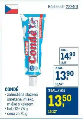 Makro Condé nabídka