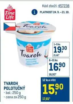 Makro Tvaroh polotučný nabídka