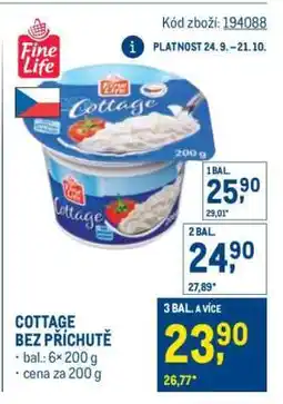 Makro COTTAGE BEZ PŘÍCHUTĚ nabídka