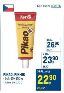 Makro PIKAO, PIKNIK nabídka