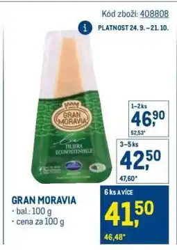 Makro Gran Moravia nabídka