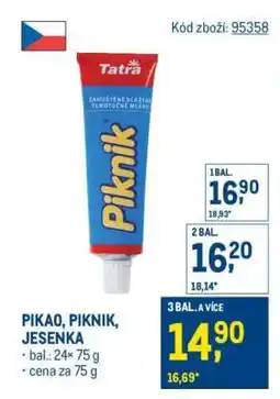 Makro PIKAO, PIKNIK, JESENKA nabídka