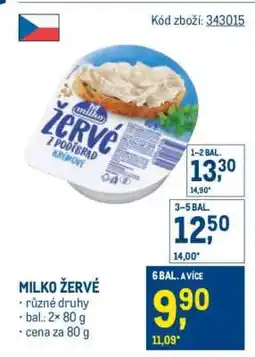 Makro Milko žervé nabídka