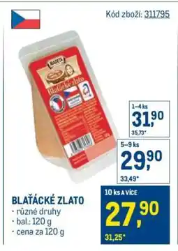 Makro Blaťácké zlato nabídka