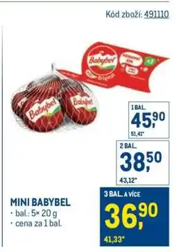 Makro Mini Babybel nabídka