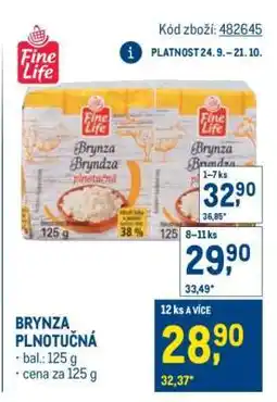 Makro Brynza plnotučná nabídka
