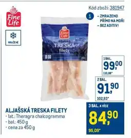 Makro Aljašská treska filety nabídka