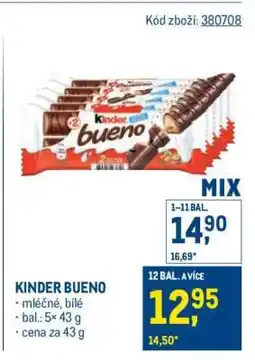 Makro KINDER BUENO nabídka