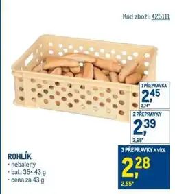 Makro Rohlík nabídka