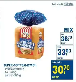 Makro Super-Soft Sandwich nabídka