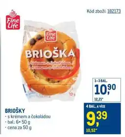 Makro Briošky nabídka