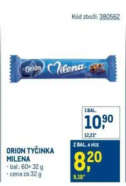 Makro Orion tyčinka Milena nabídka