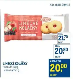 Makro Linecké koláčky nabídka