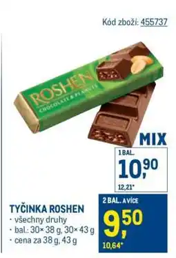 Makro Tyčinka Roshen nabídka