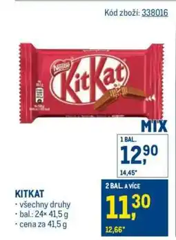 Makro KitKat nabídka