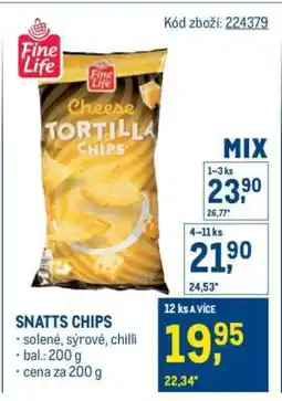 Makro SNATTS CHIPS nabídka