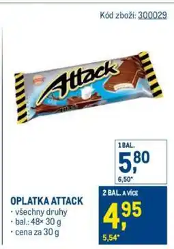 Makro Oplatka Attack nabídka