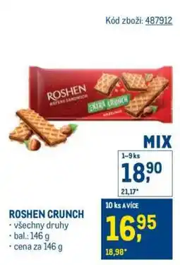 Makro ROSHEN CRUNCH nabídka