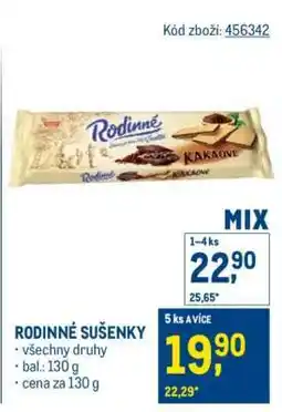 Makro Rodinné sušenky nabídka
