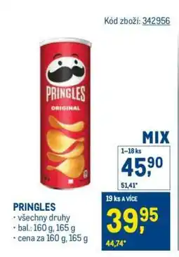 Makro Pringles nabídka