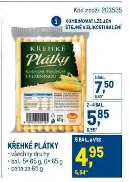 Makro Křehké plátky nabídka