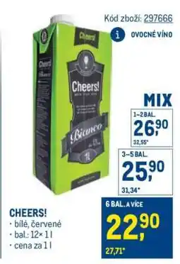 Makro Cheers nabídka