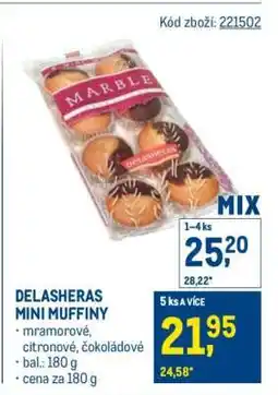 Makro Delasheras mini muffiny nabídka