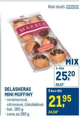 Makro Delasheras mini muffiny nabídka