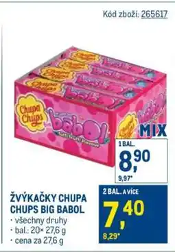 Makro ŽVÝKAČKY CHUPA CHUPS BIG BABOL nabídka