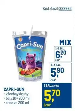 Makro Capri Sun nabídka