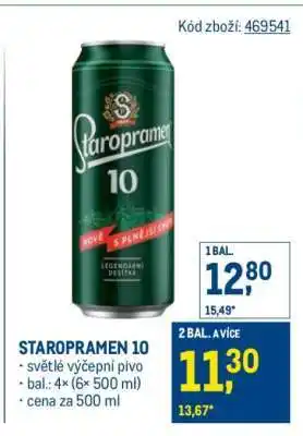 Makro Staropramen 10 nabídka