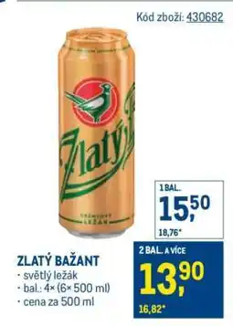 Makro Zlatý Bažant nabídka