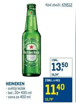 Makro Heineken nabídka