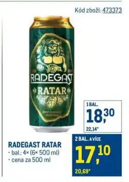 Makro Radegast Ratar nabídka
