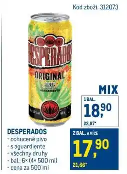 Makro Desperados nabídka
